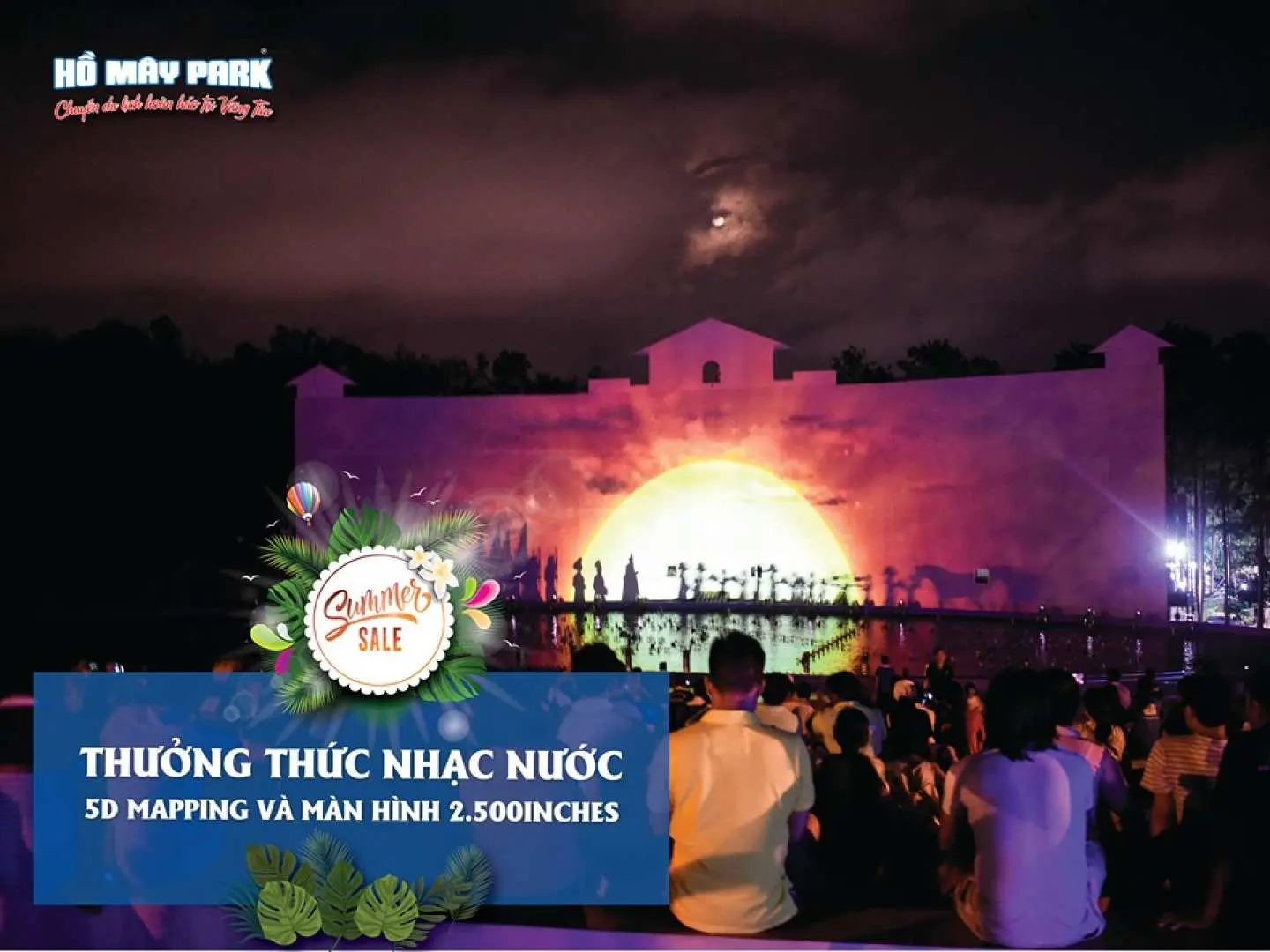 Enjoy interesting water music show