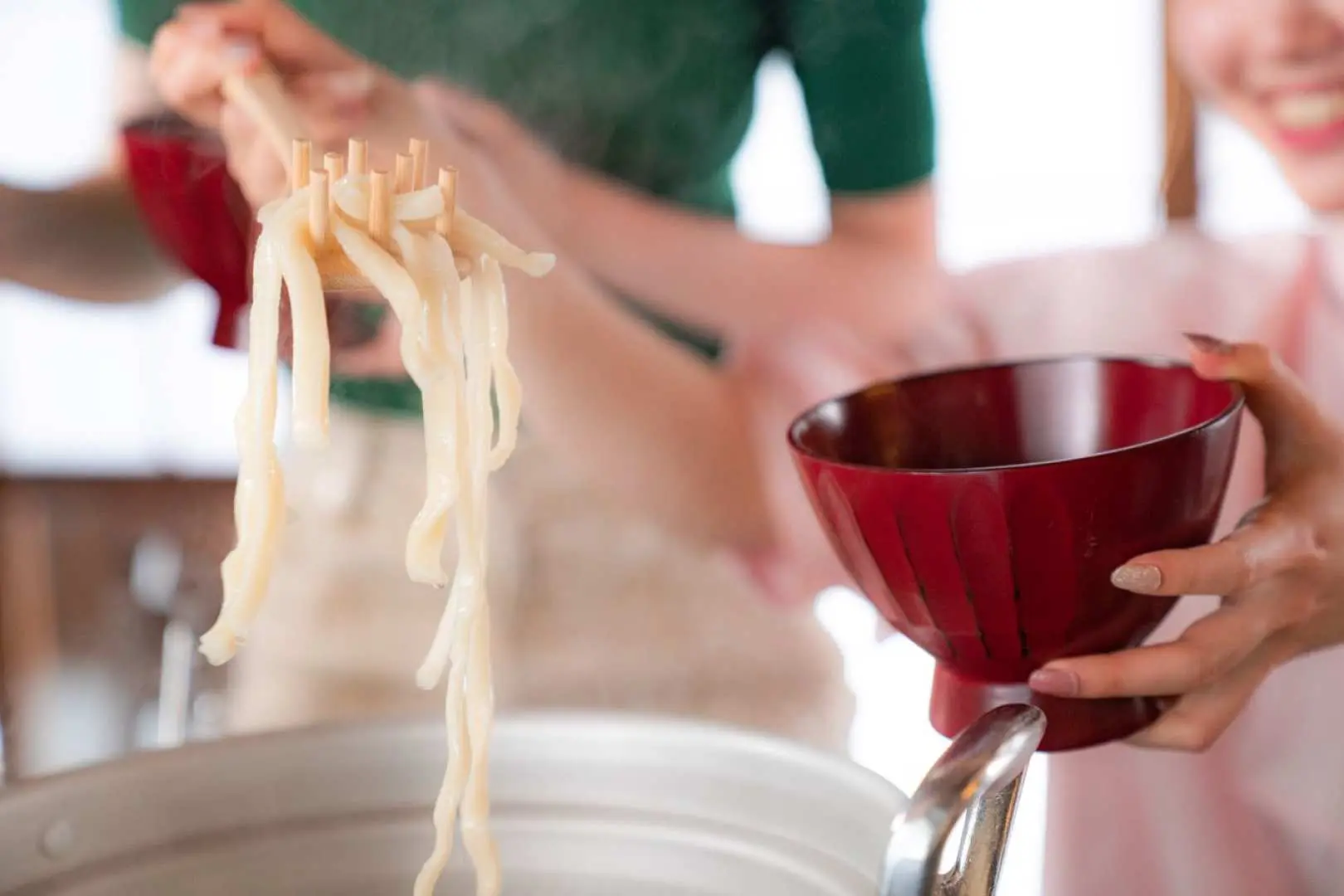 Cook in boiling water.