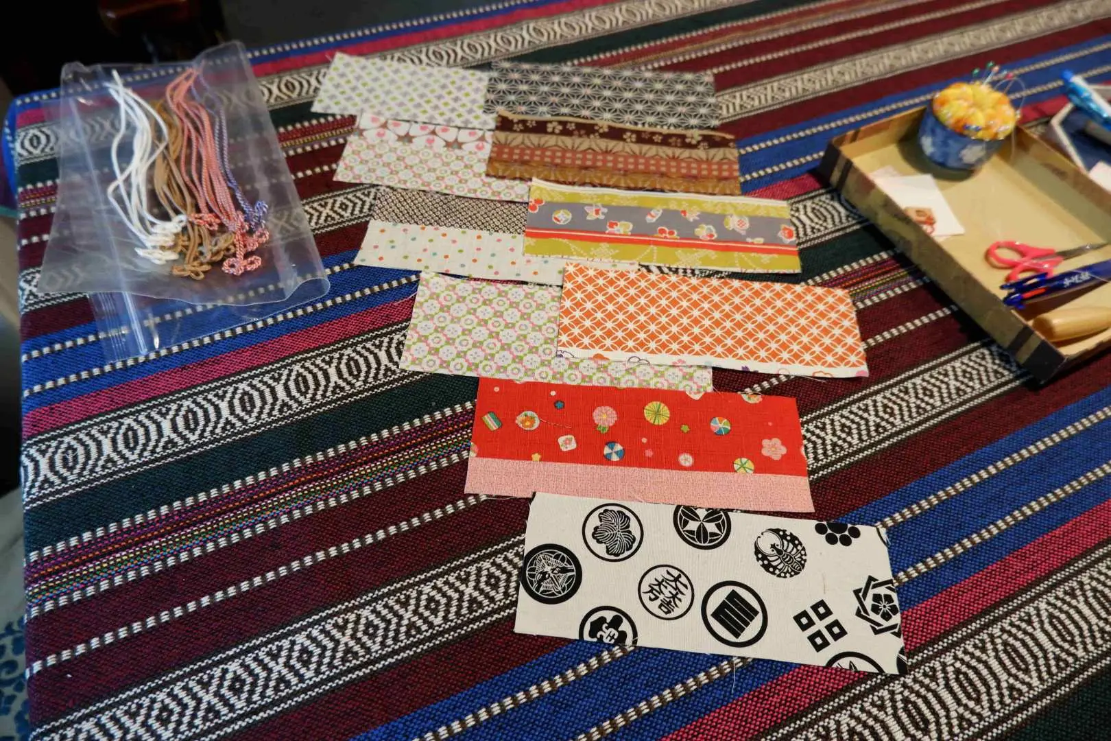 Choose your favorite fabric to make a one of a kind omamori