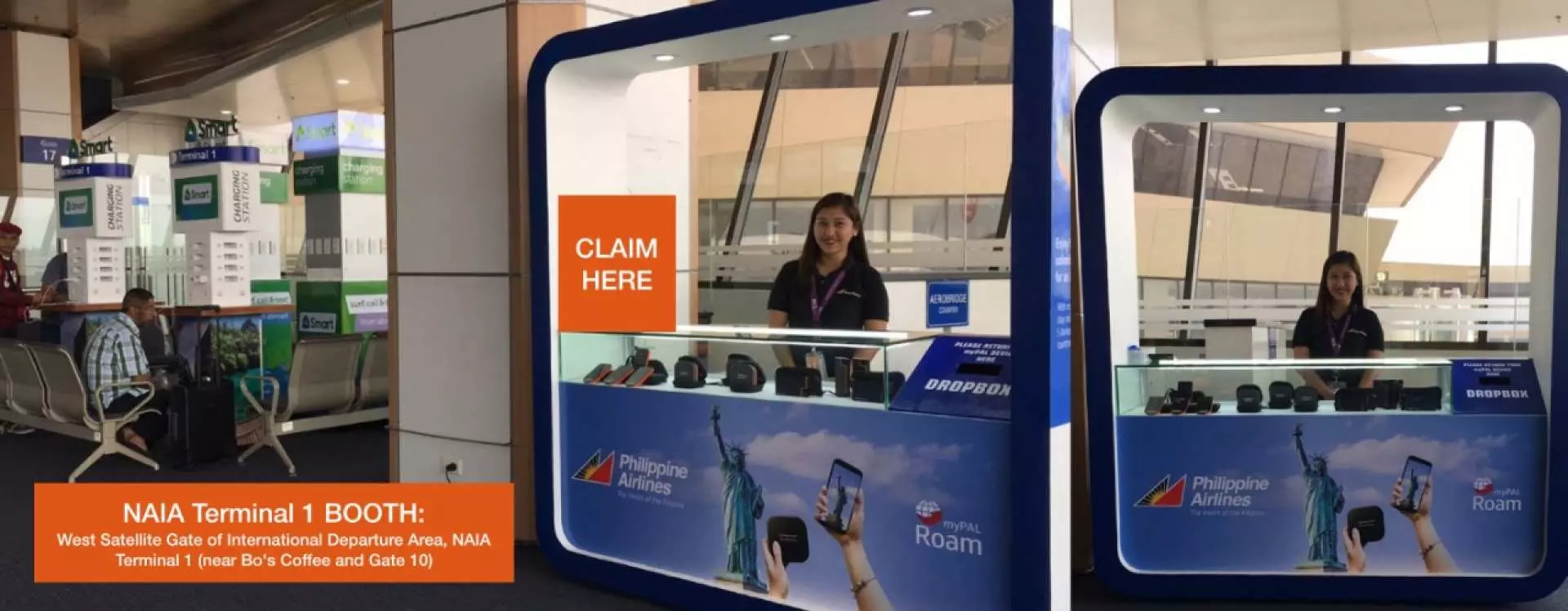 NAIA Terminal 1 Pick-up Booth