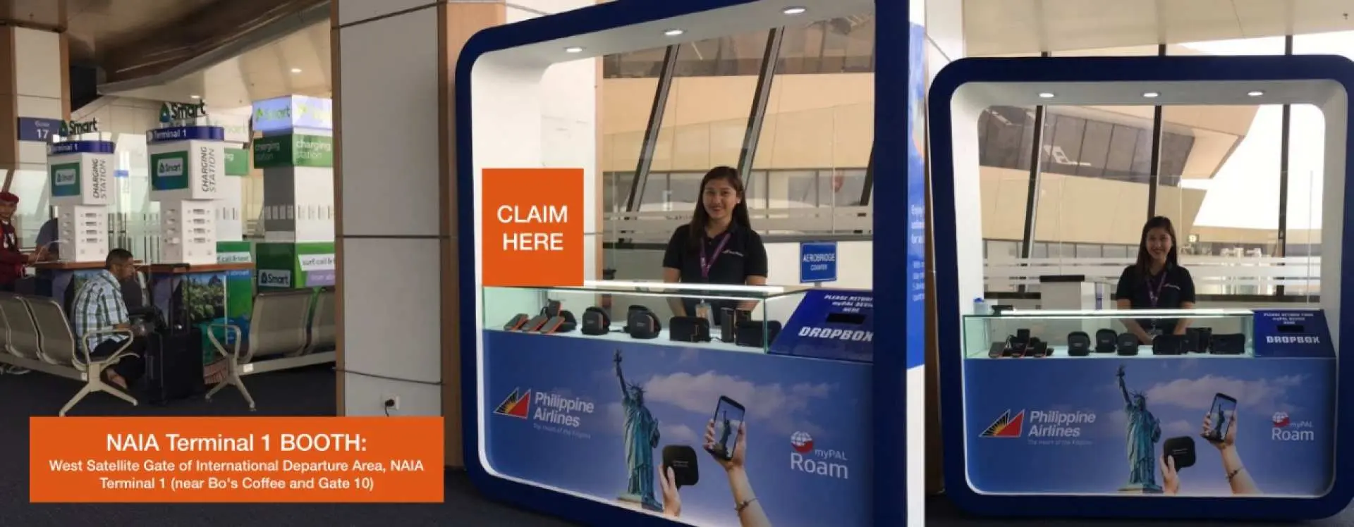 NAIA Terminal 1 Pick-up Booth