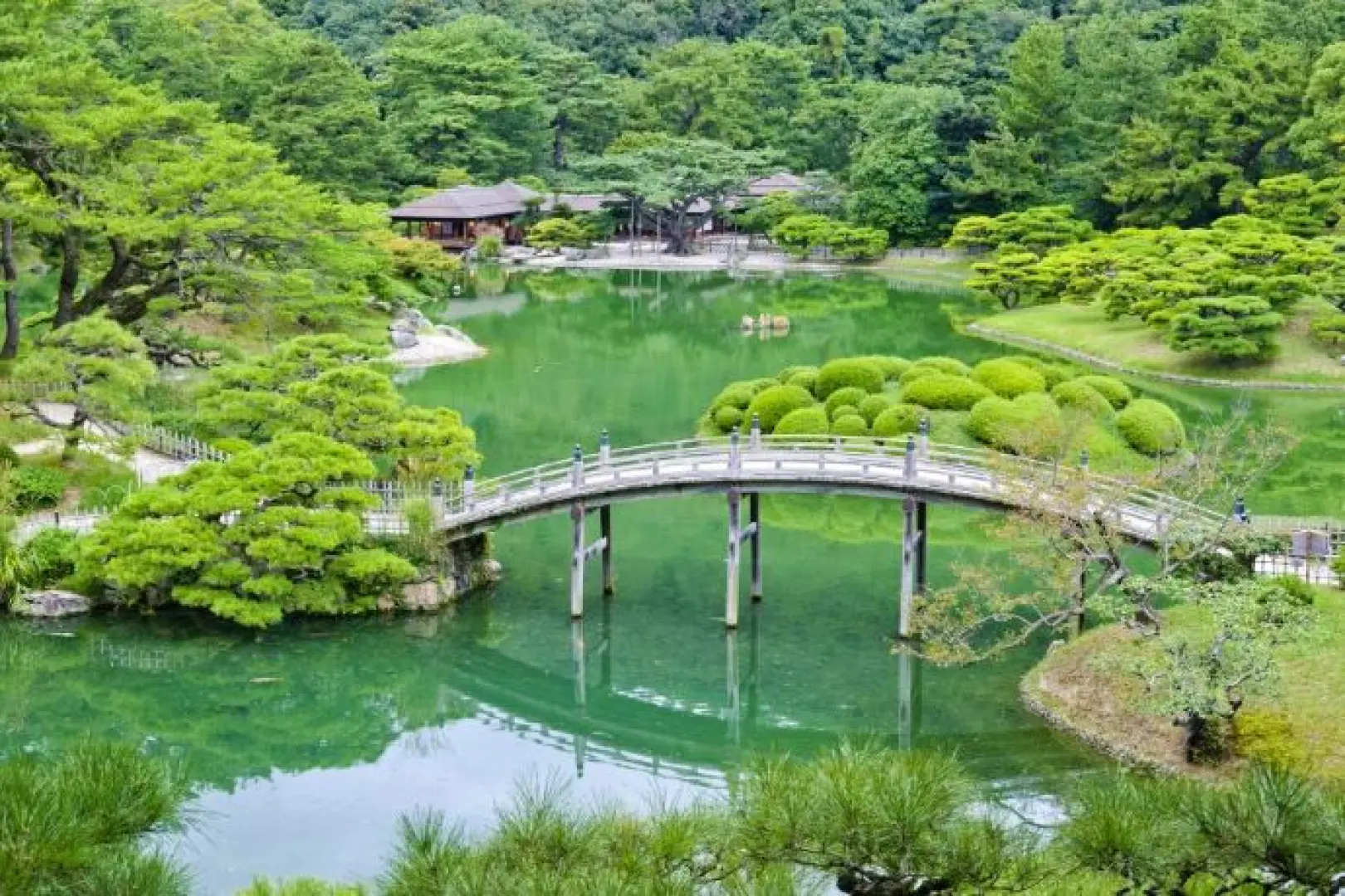 【入●米其林星級景點~栗林公園〉高松／台中】