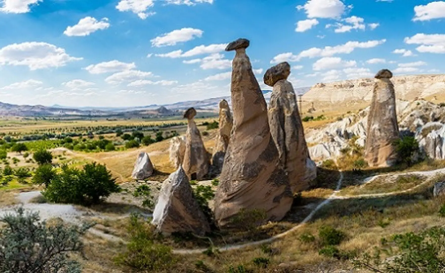【卡帕多奇亞〉照●奇岩怪石(駱駝岩、烏其沙、獵人谷)Unique Rock Formations〉入●帕夏貝蘑菇谷(精靈煙囪)Pasabag Valley〉入●哥樂美露天博物館Goreme Open Air Museum〉入●凱馬克利地下城Kaymakli Underground City〉入●手工地毯工廠Carpet Store】
