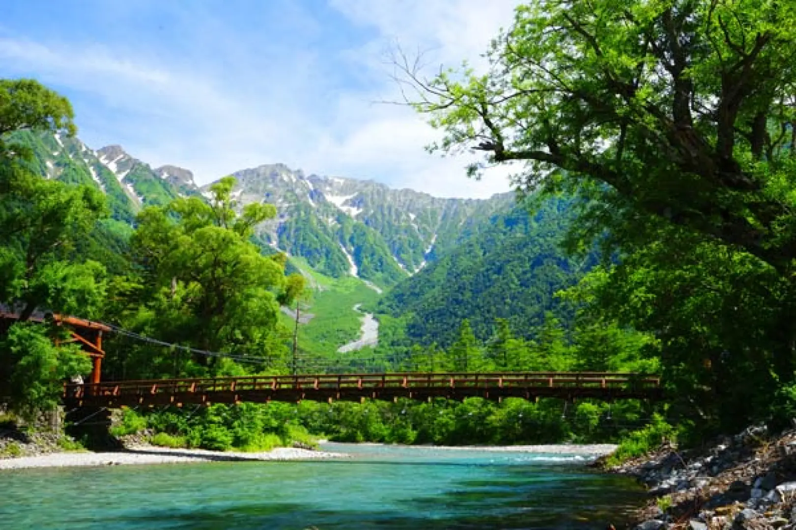 【入●上高地輕健行〉入●河童橋～遠眺穗高連峰〉入●大正池】