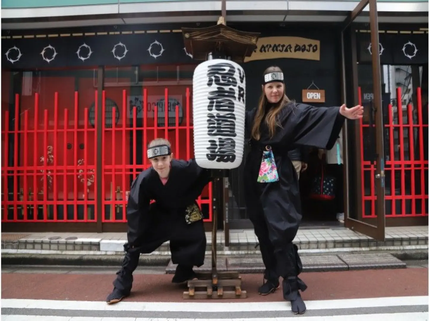 Ninja cosplay experience.