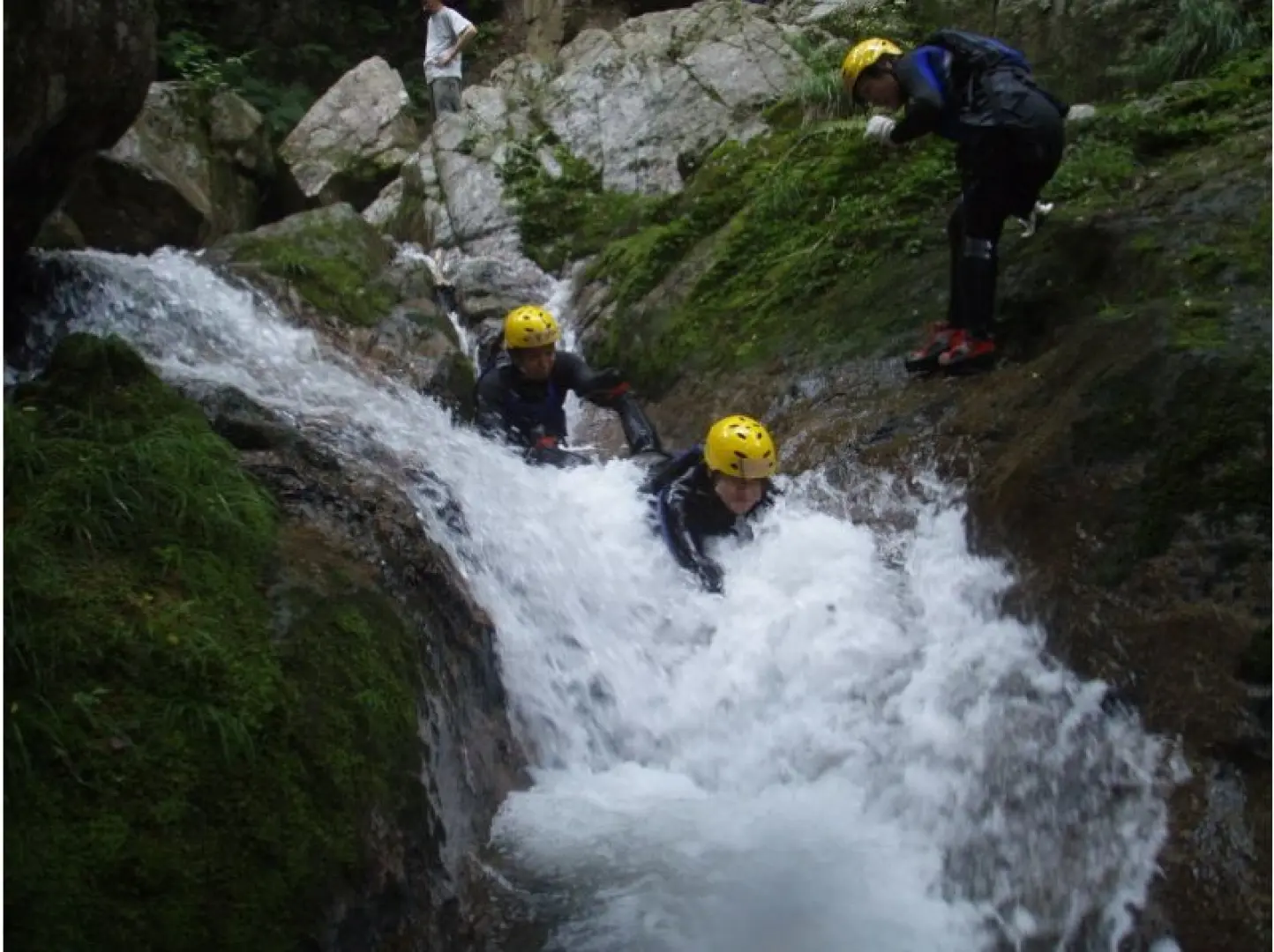 Shower Climbing. Have a splash in the valley of Yatsubuchi Falls, one of Japan's 100 best waterfalls. Ultraman Water Slide. Let yourself go with the flow of the mountain stream and plunge headfirst into the water.