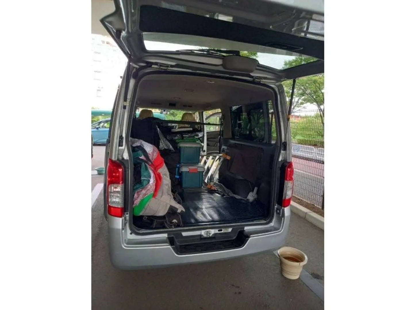 集合。ZACベースカーに荷物を置いて頂けます。