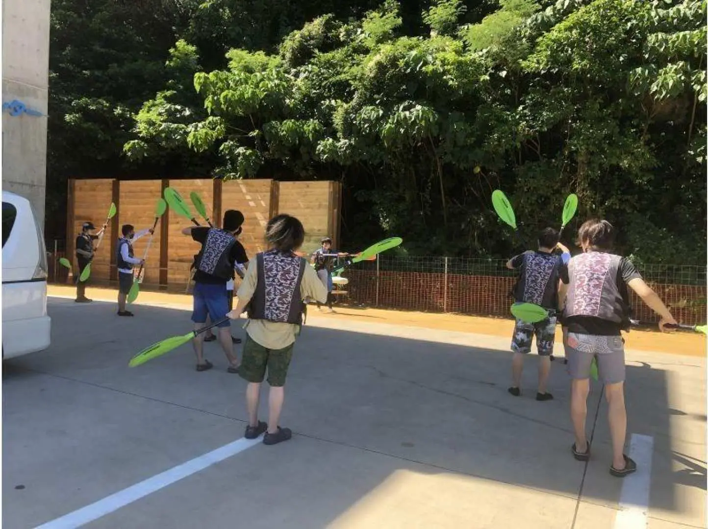 漕ぎ方の練習！。出発前に漕ぎ方の練習をしましょう！
初めての方でも安心です♪