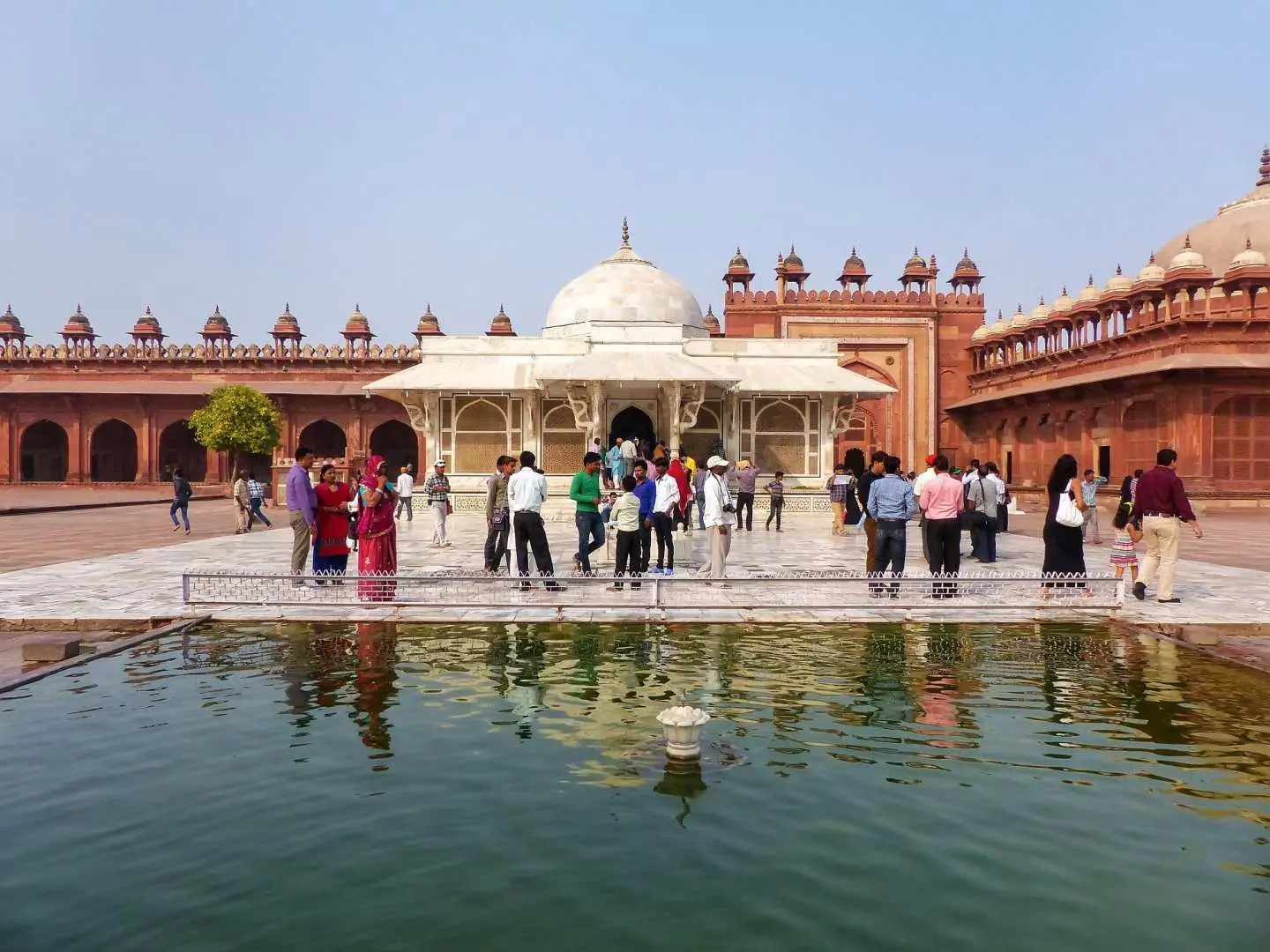 Visit Fatehpur Sikri, The magnificent 16th-century Mughal capital built by Emperor Akbar and now recognized as a UNESCO World Heritage Site.
Explore its grand palaces, courtyards, Buland Darwaza, Jama Masjid and the Tomb of Salim Chishti while learning about its rich history and architecture.
