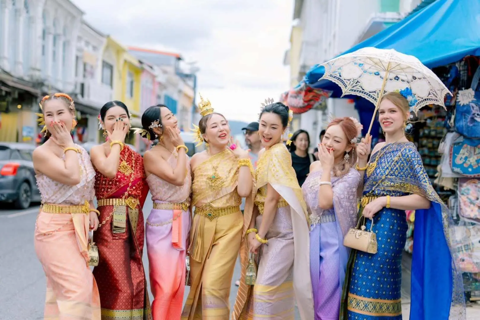 Arrive at Sanae Thai Closet located in the heart of Phuket Old Town