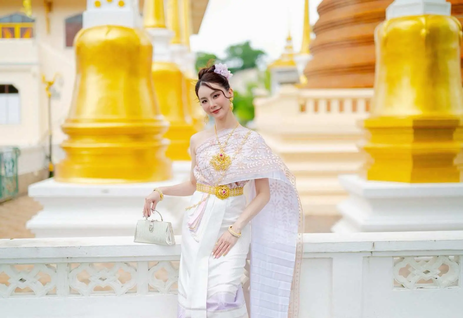 Immerse yourself in the charm of Phuket Old Town with a stunning Thai traditional costume rental, perfect for exploring and capturing unforgettable moments
