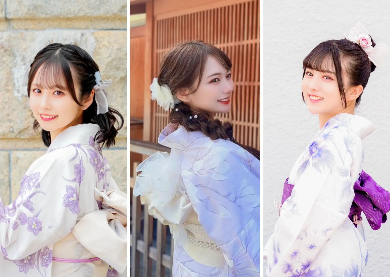 女士和服/浴衣計劃：從各種款式中選擇您最喜歡的和服，享受輕鬆的和服體驗，無需攜帶任何物品。