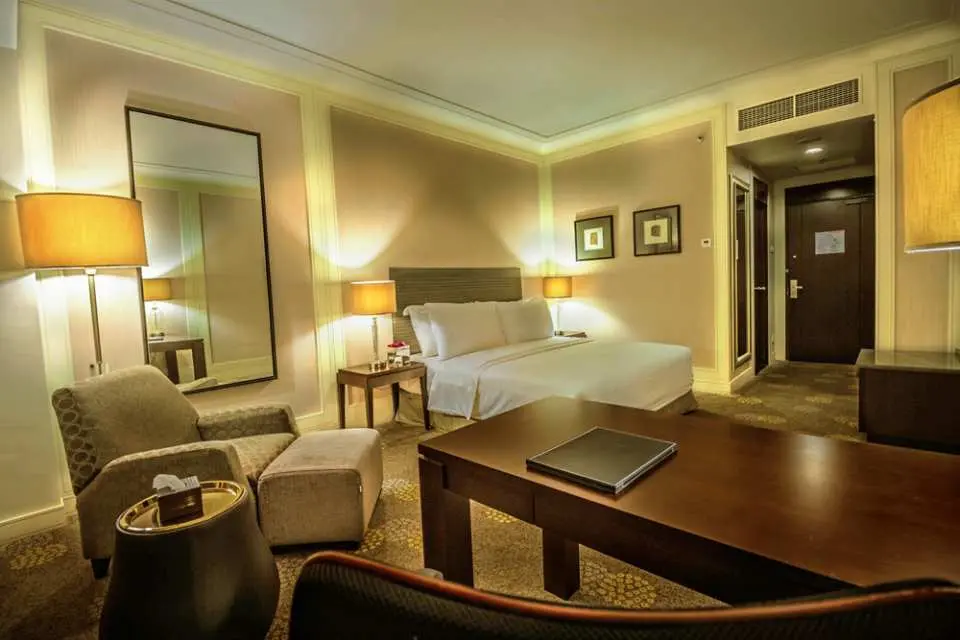 A spacious accommodation at 30M2 with choice of one king size bed or two twin beds. Decorated in neutral-tones, with soft lighting, full air-conditioning, and plush beddings, is exactly what a traveler needs after a taxing day of travel and business. A complimentary breakfast comes with each accommodation.