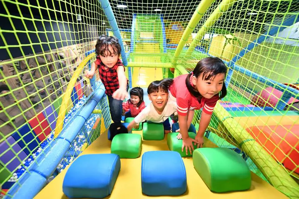 children playing at gani playground