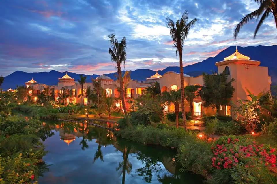 充滿異國情調的夜間景緻