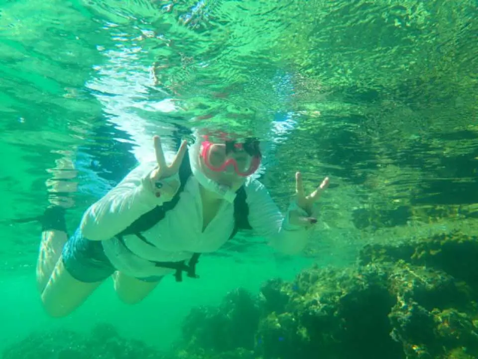 在被稱為天然水族館的星綱海灘浮潛！