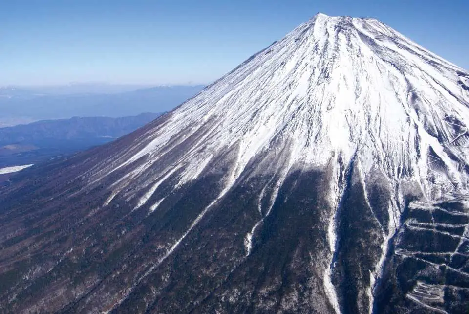 眺望富士山絕美景色