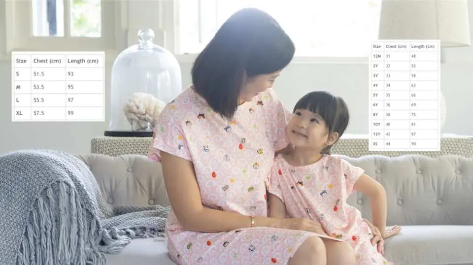The Elly Store's Disney Tsum Tsum Family pyjama set provides the perfect balance between comfort and appeal