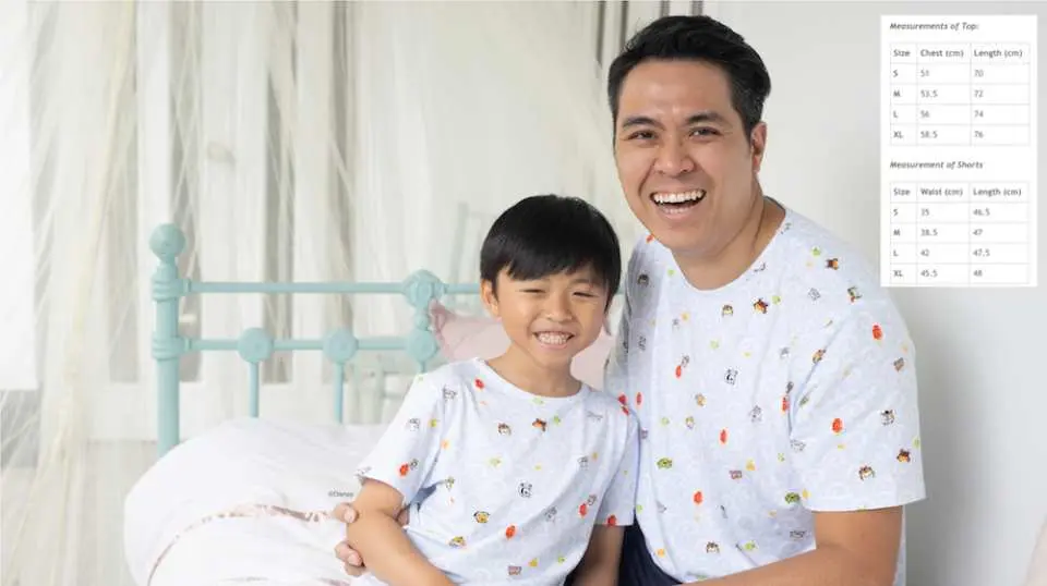Sport matching pyjamas sets for the whole family