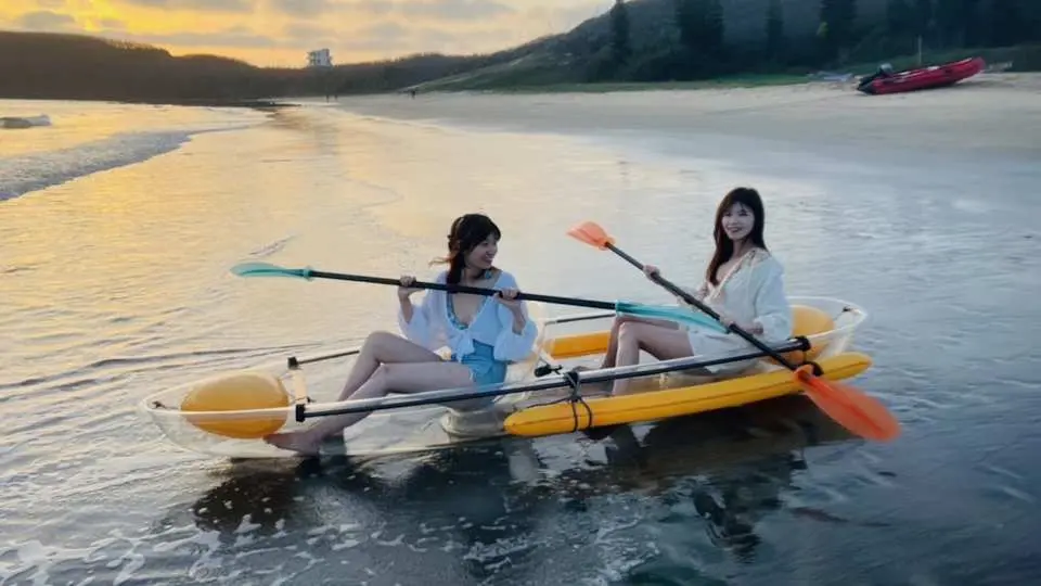 與好友們夏天相約澎湖海上遨遊