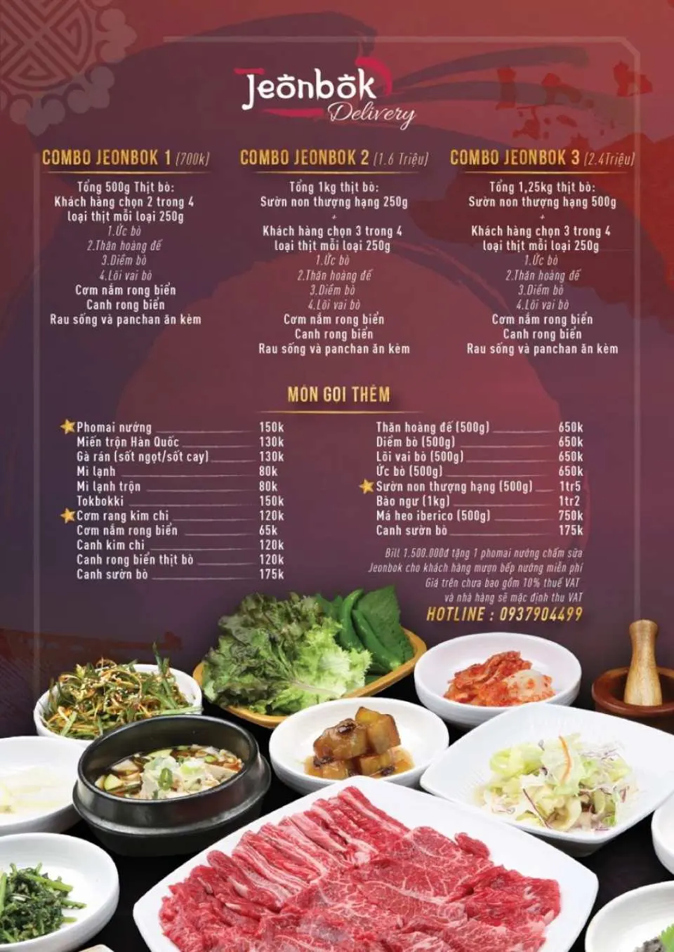 Enjoy authentic Korean cuisine with Jeonbok Korean BBQ.