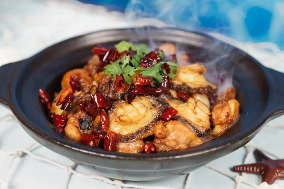 Mala Chicken Pot with Abalone