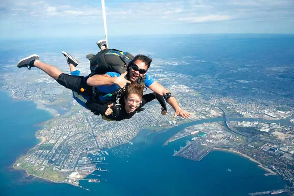 Enjoy the panoramic views of Melbourne and Port Phillip Bay from your vantage point above the clouds