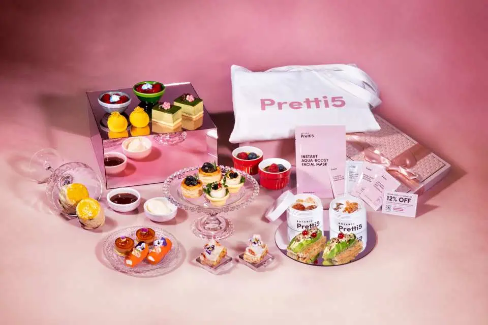 “Botanical Bright” Afternoon Tea Set