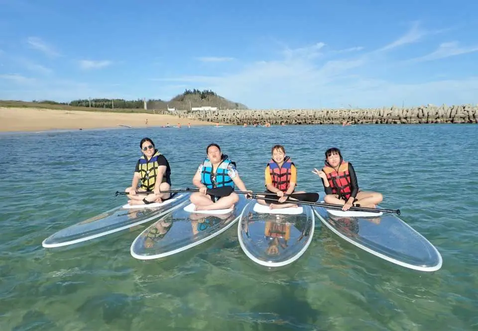 微風輕拂，享受海面上平衡運動的特殊體驗
