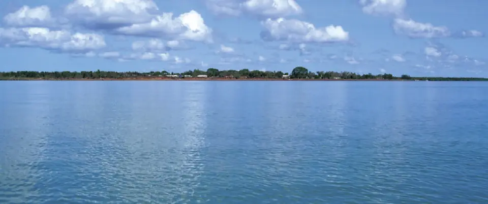 view out at sea from tiwi island