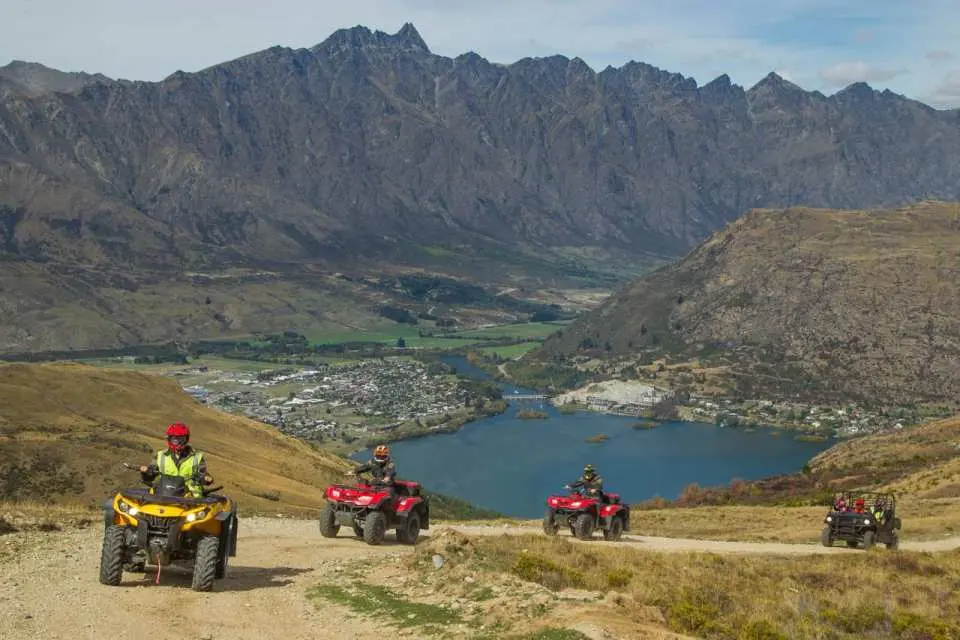 Explore Queenstown's backcountry on a fleet of automatic 400cc quad bikes