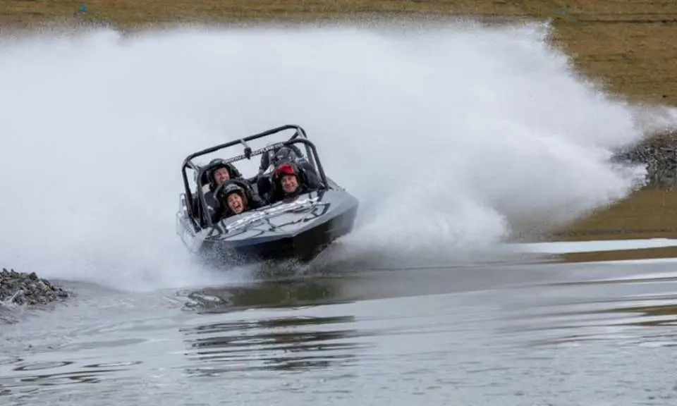 Jet Sprint Boat in Gibbston Valley