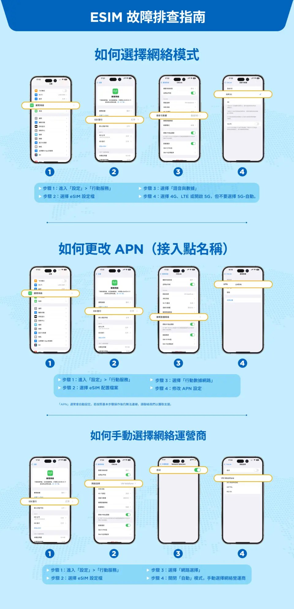 eSIM安裝指南，以泰文顯示如何透過QR Code、手動代碼設定eSIM，以及如何啟用，確保香港澳門eSIM順利使用。