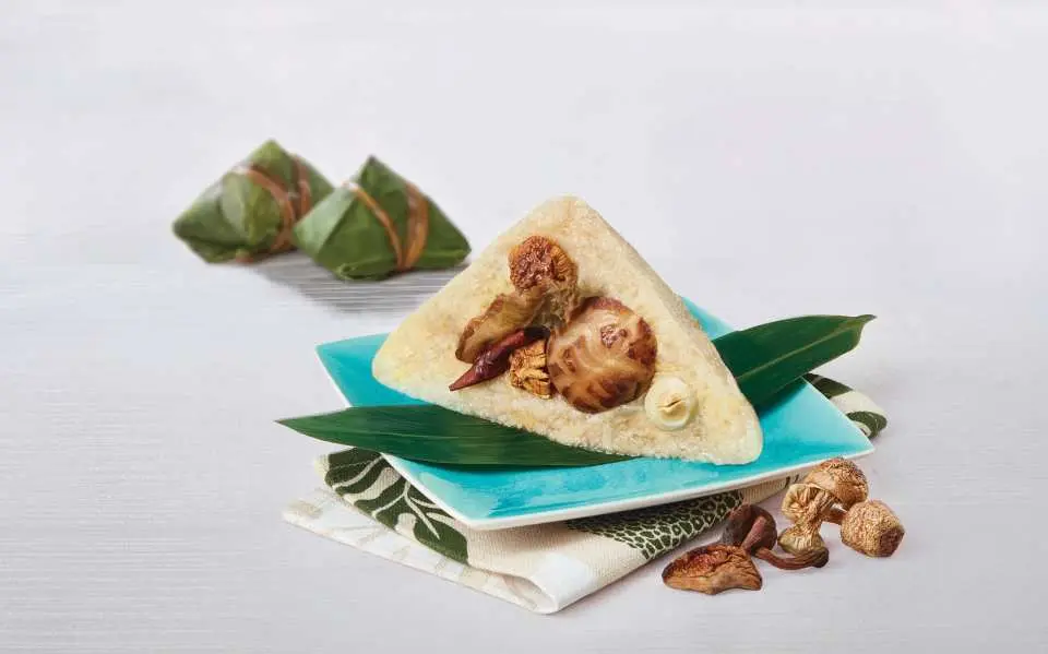 Rice Dumpling with Boletus Edulis and Agaricus Blazei Murill (Approx. 250g)