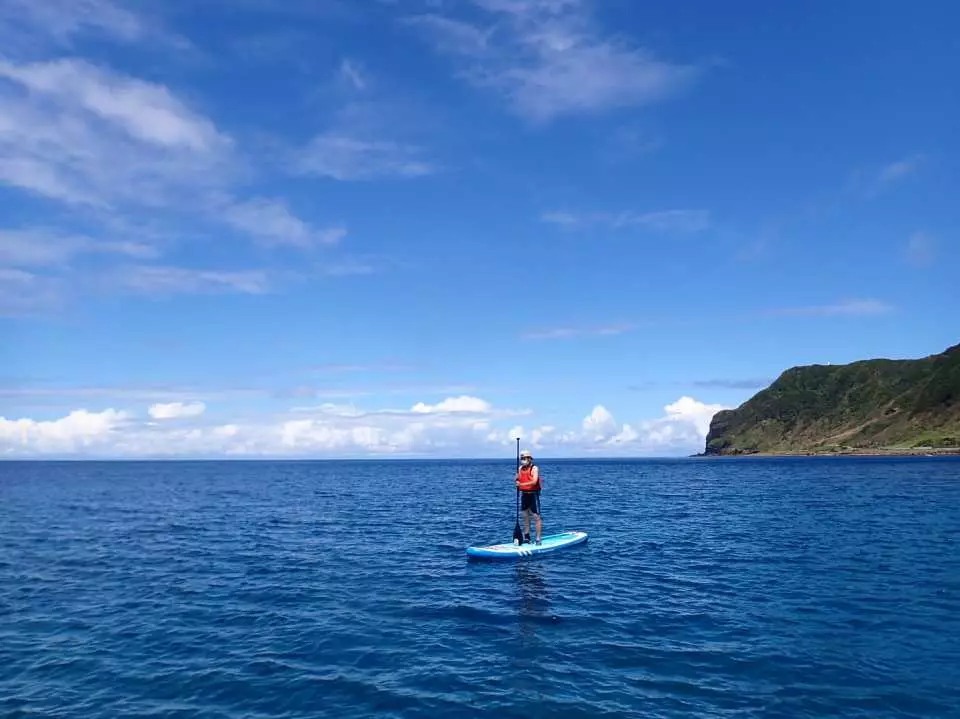 The SUP experience on the open sea of Orchid Island is exciting and interesting!
