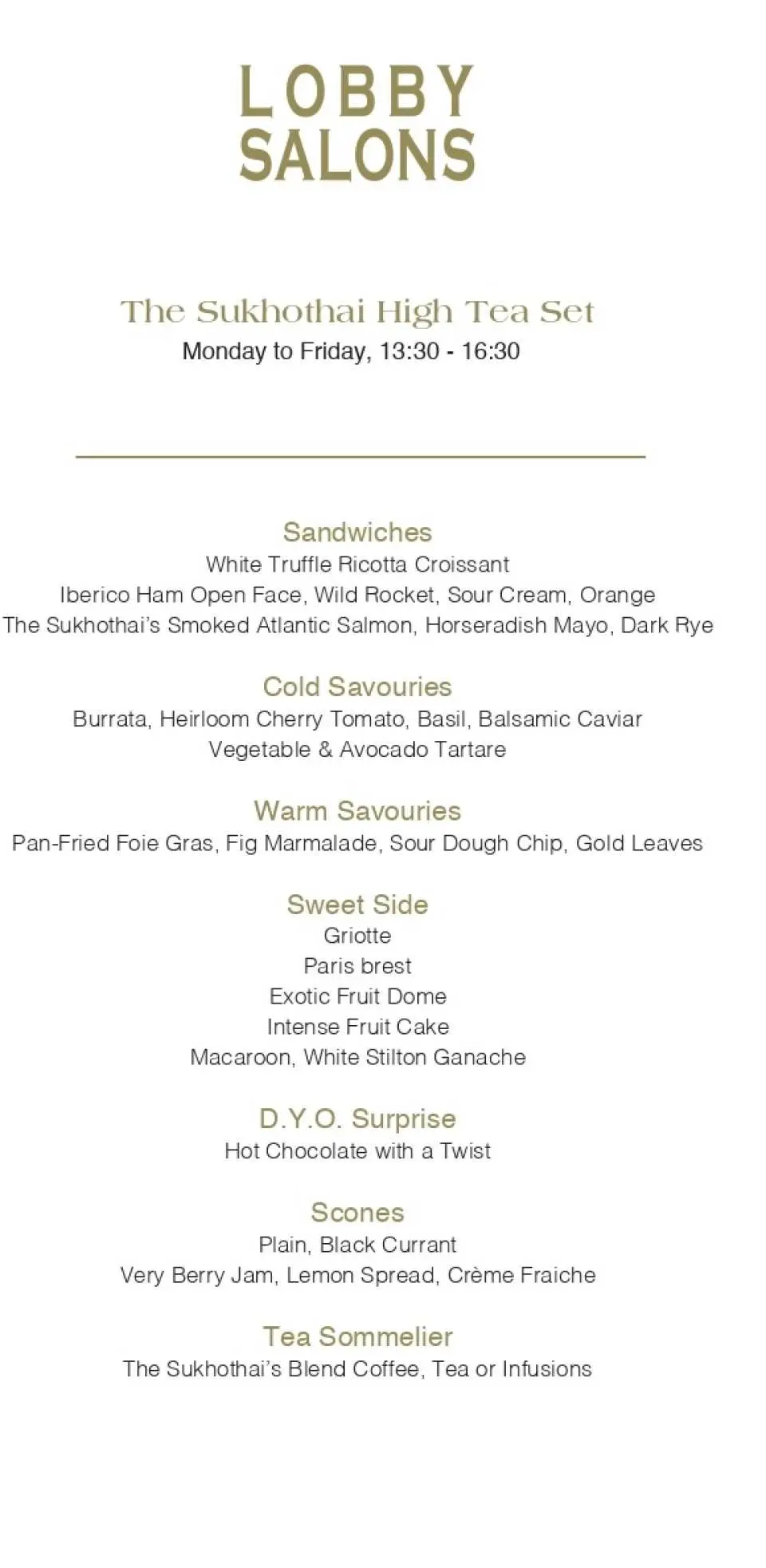 เมนูชุดสุโขทัยไฮที