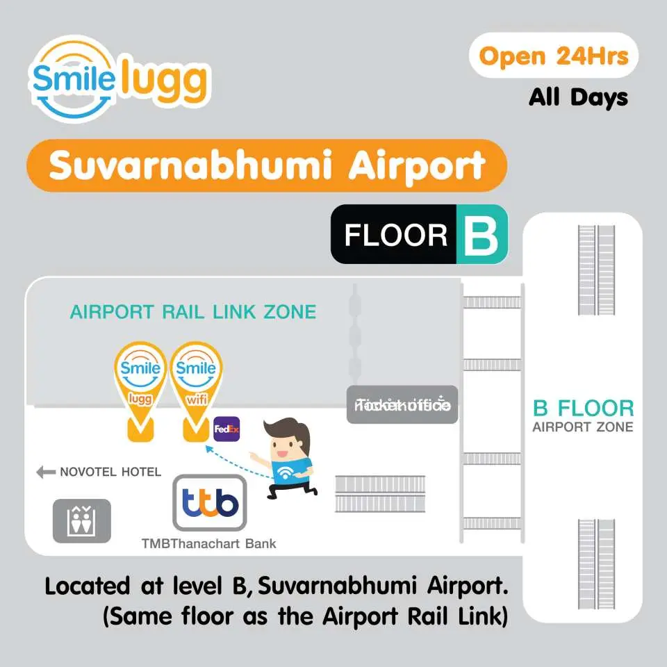 Bangkok Luggage Delivery by Smilelugg