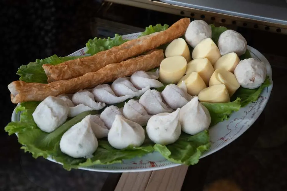 Keelung Three Treasures Hot Pot Ingredients, Hot Pot Macarons "Egg Sausage", "Sanji Handmade Fish Dumplings" and Non-Bamboo Wheel "Jigula"
