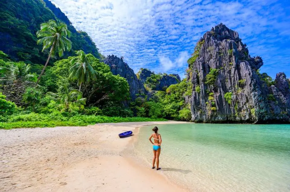 Feel the tranquility away from the bustling world at Hidden Beach in this 2-in-1 El Nido Bundle Tour