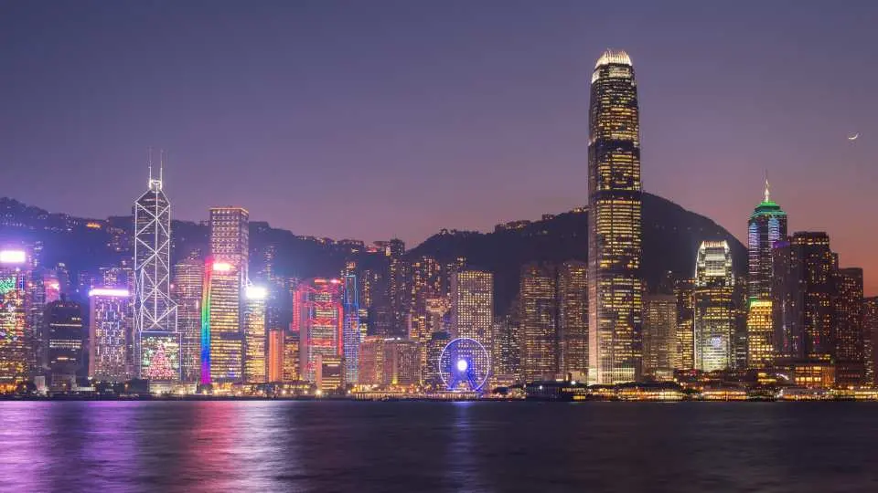香港の夜景