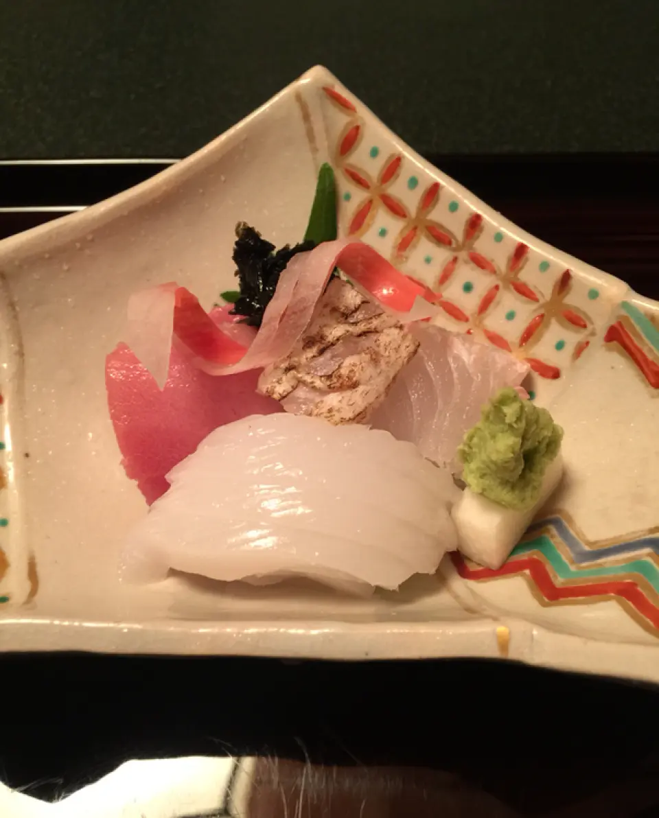 生魚片拼盤一例