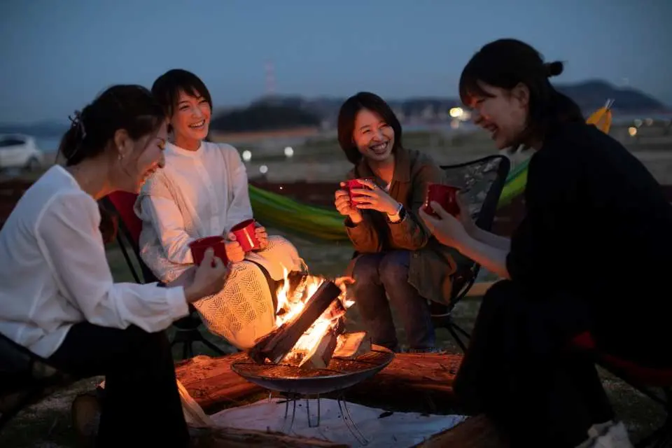 [Limited To One Group Per Day!] Setouchi Onsen Tamanoyu Camp | Glamping Stay & Luxury Yacht Private Cruise | Okayama