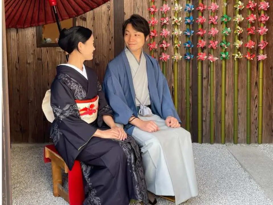 着付けを行い観光へ。着物を着て京都散策をお楽しみください。
