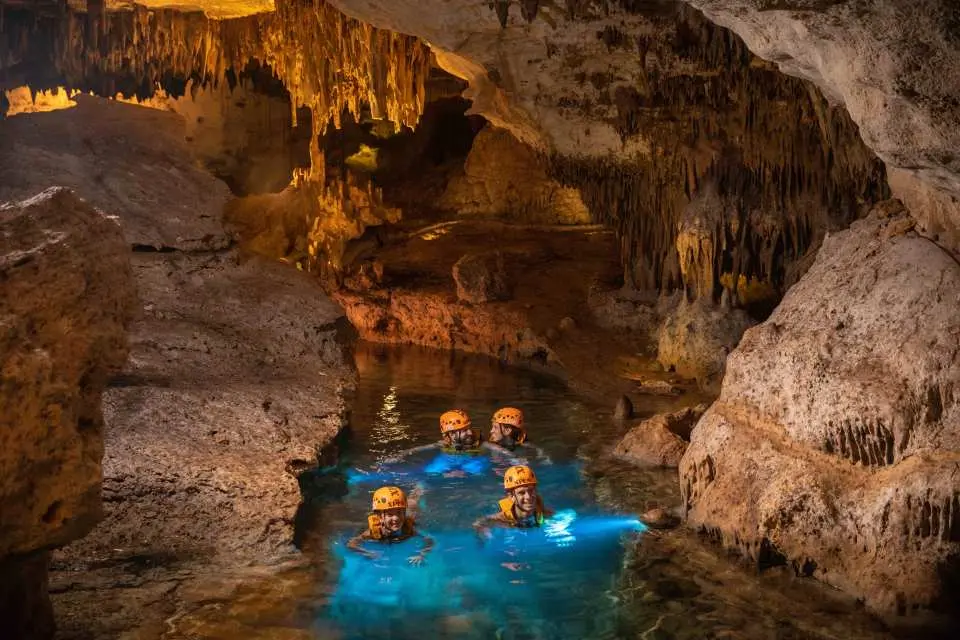 Discover caverns full of crystal-clear water and lots of fun