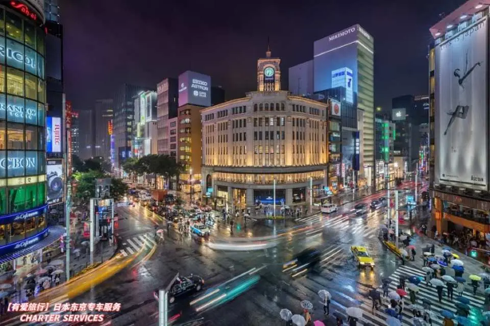🌟 銀座（Ginza）－奢華尊貴，盡在指尖！踏入東京的高級購物區，品味名牌店、百貨公司和藝廊，享受購物盛宴，感受夜晚的璀璨燈光，讓你心曠神怡！