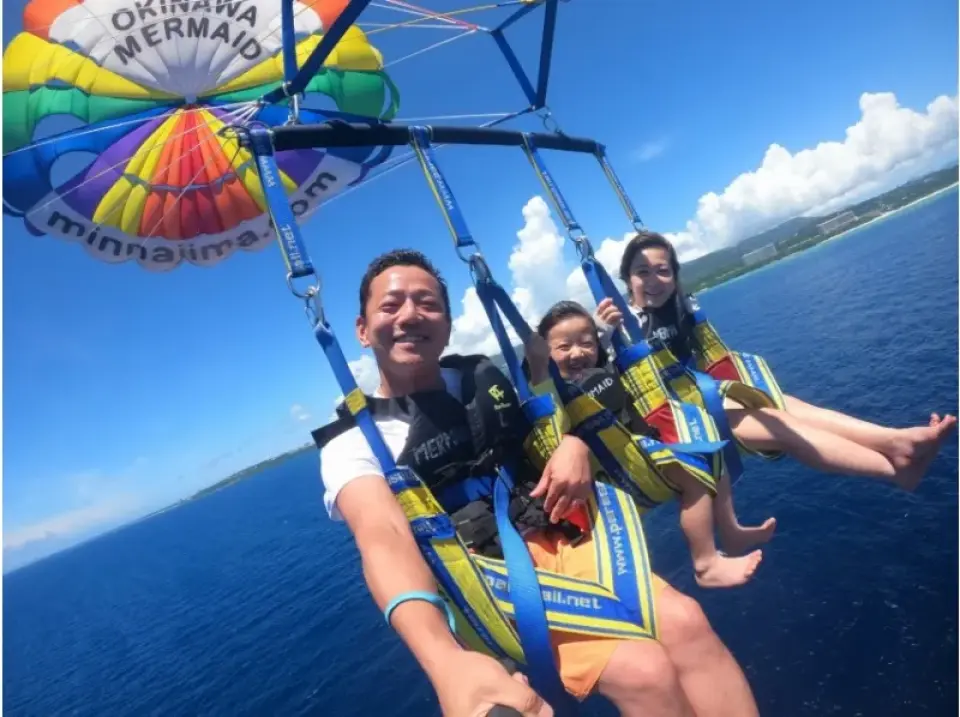 From 4 years old - no upper limit! Anyone can easily enjoy the sea of Okinawa!