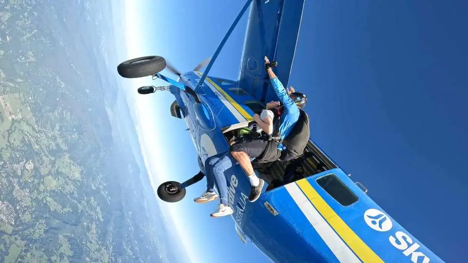 Revel in the adrenaline rush as you jump out of the plane