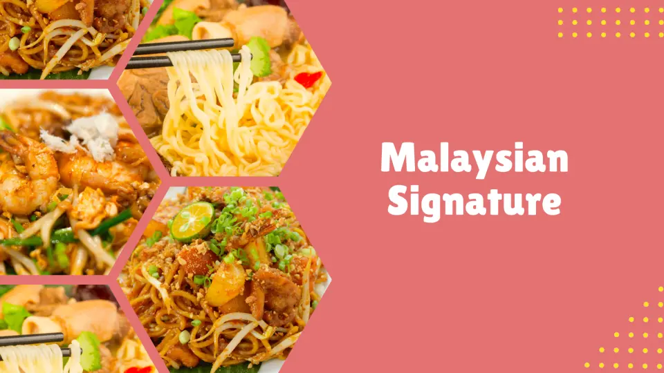 Savor the Malaysian Signature menu for a delicious selection of local dishes