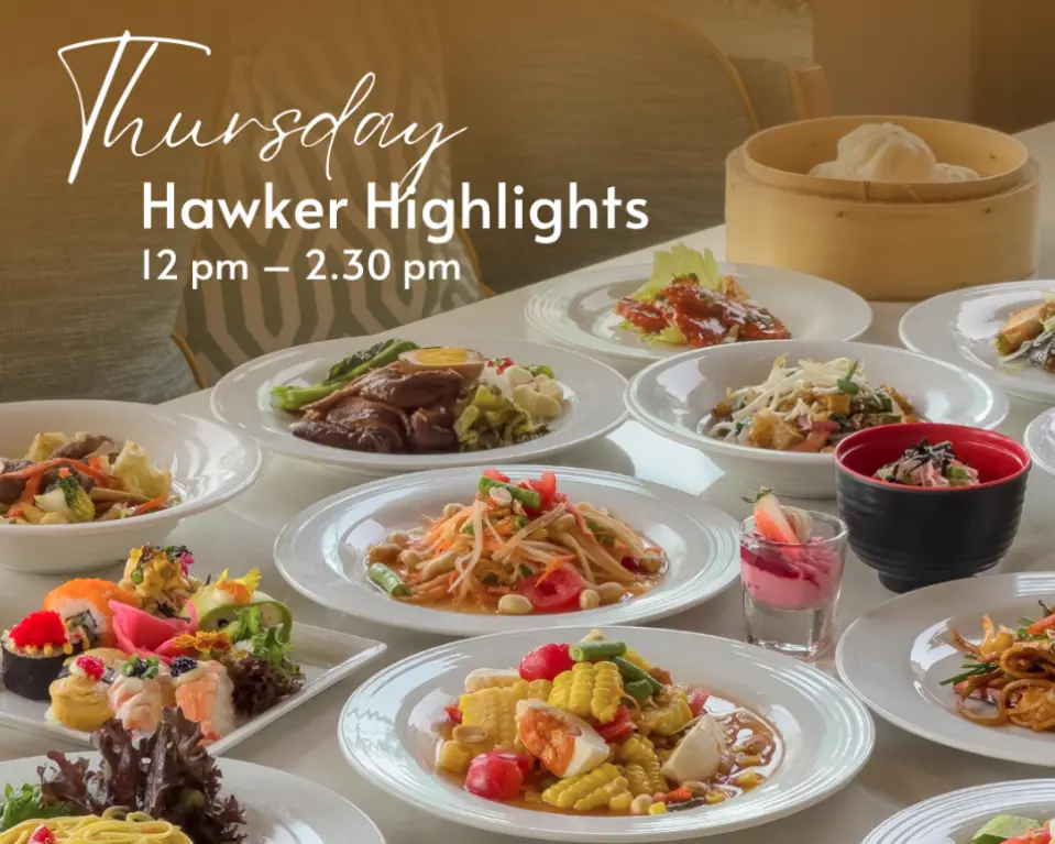 On Thursdays, get to eat the Hawker Highlights