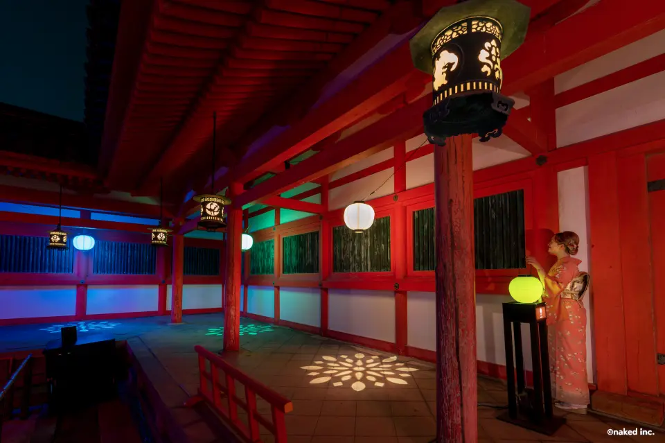 The trip fee includes a special version of the NAKED Distance Lantern® that can be linked to projection effects